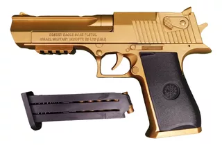 Pistola Desert Eagle Realista Expulsor De Casquillo Juguete