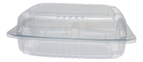 Contenedor Bisagra Transparente 3 Diviciones Desechable 150 150