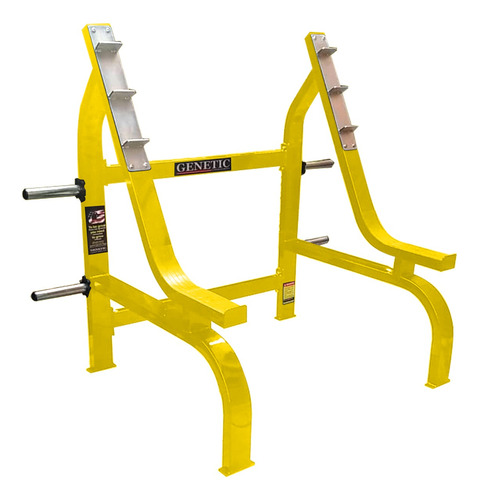 Rack Olimpico Sentadillas Multiposicion Genetic Pro Gimnasio