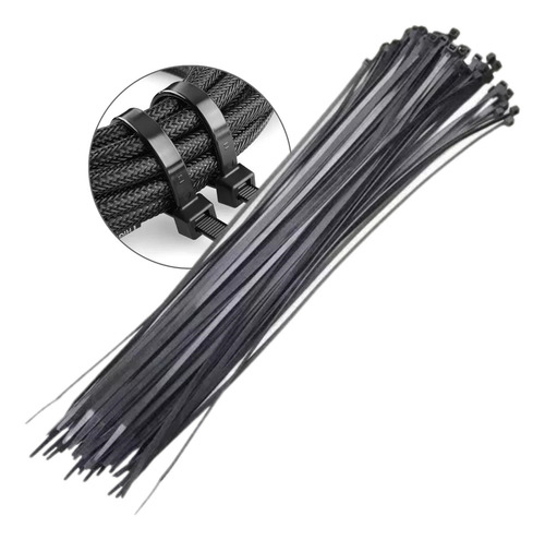 Abracadeira Nylon 3,5 X 200mm Preta - Cento
