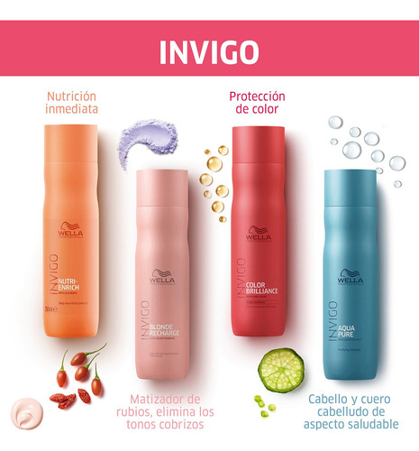 Kit Shampoo Mascarilla Y Spray Wella Color Brilliance 250 Ml