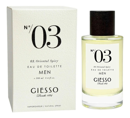 Perfume Giesso N°3 Hombre X100ml Local Volumen de la unidad 100 mL