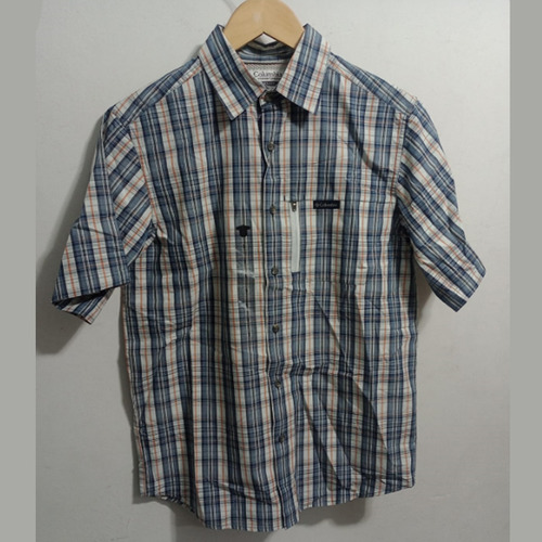 Camisa Columbia Utilizer Trail Manga Corta - Cuadrille