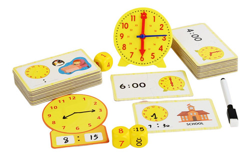 Reloj Didáctico Para Decir La Hora, Reloj Con Engranajes,
