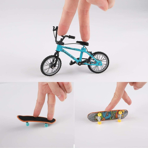 Mini Dedo Juego De Juguete Patín Bicicleta Scooter Movimient 