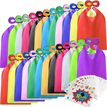 Comprar Capas Y Máscaras De Superhéroes Kidsfere, 24 Juegos Para Niñ