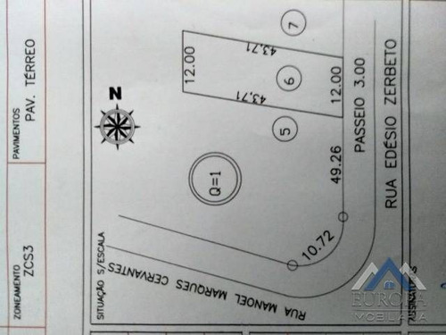 Imagem 2 de 4 de Terreno À Venda, 542 M² Por R$ 160.000,00 - Jardim Imperatriz - Cambé/pr - Te0401