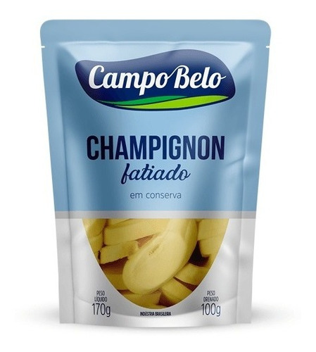 Cogumelo Champignon Em Conserva Fatiado Campo Belo 100g