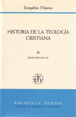 Libro Historia De La Teología Cristiana Iii Siglos Xviii Xix