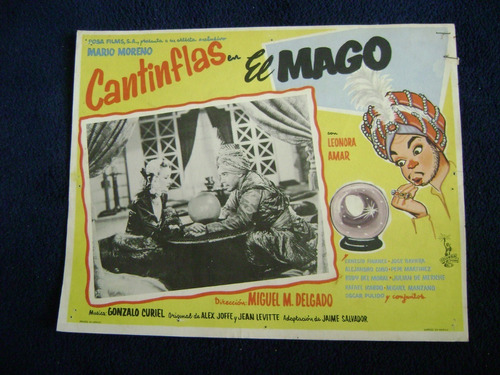 El Mago Cantinflas Lobby Card Cartel Poster A 18.2.20 Xxxx