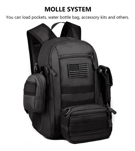 Mini tactical backpack molle best sale