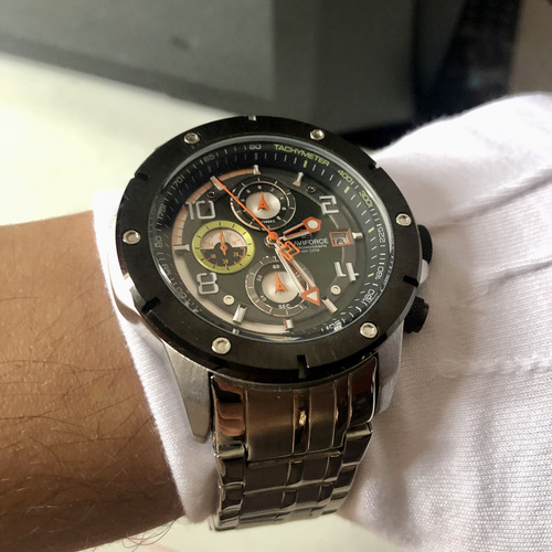 Reloj Nvforce 46mm Acero Inox Cronos Tipo Invicta Casio (Usado)