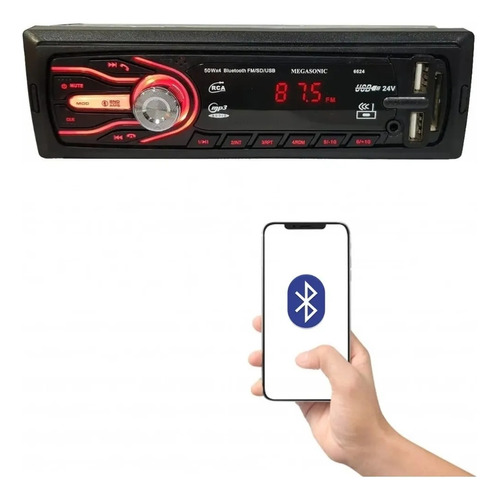 Som Automotivo Bluetooth First Option 5566