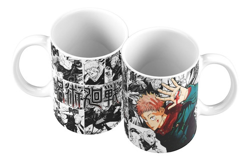 Taza Mug 11oz Anime Manga Jujutsu Kaisen Itadori Yuji Sukuna