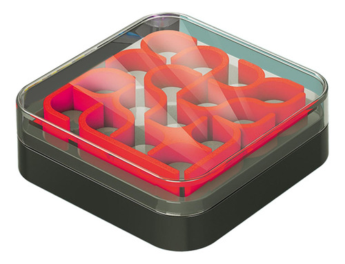 Curve Puzzle Box Fun Simple Rule Juego De Estrategia Rojo