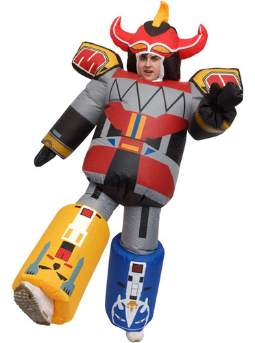 Morphcostumes Disfraz Inflable Gigante Megazord Power Ranger