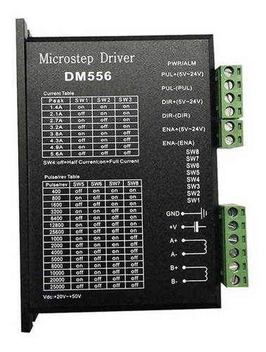 Driver Dm556 Nema 17 23 Y 34 5.6a 20 A 50v Driver Digital