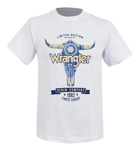 Playera Vaquera Wrangler Manga Corta De Hombre Y14