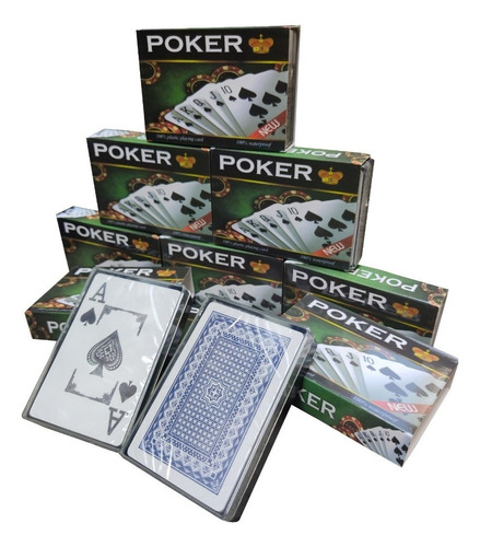 Poker Naipes Baraja 100 % Plastificado 