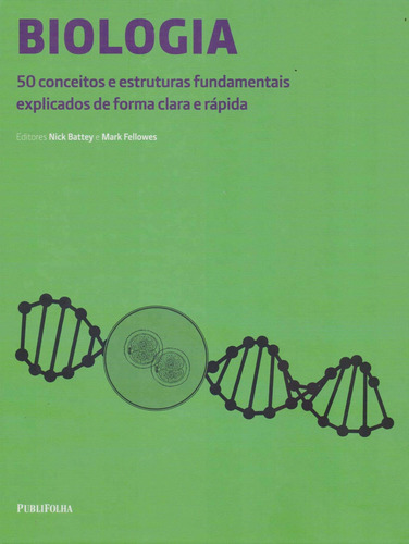 Biologia - 50 conceitos, de Battey, Nick. Editora Distribuidora Polivalente Books Ltda, capa dura em português, 2018