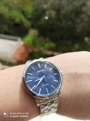 Espetacular Seiko Srpa25b1 Azul Nota Fiscal Caixa Selo Ipi