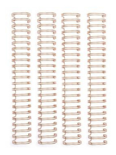 Imagem 1 de 2 de We R - Wire-o Para Encadernação The Cinch Na Cor Rose Ouro -