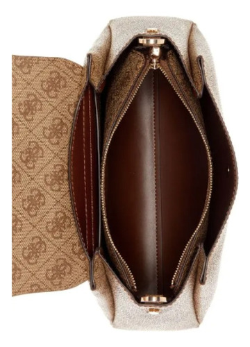 Bolsa Guess Latte Con Correa Larga Y Corta Nueva Y Original