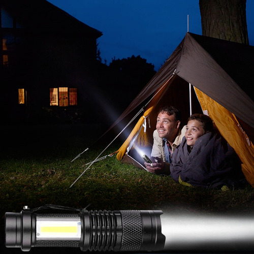 Lámpara Fuerte Para Acampar Al Aire Libre Con Antorcha Alta,