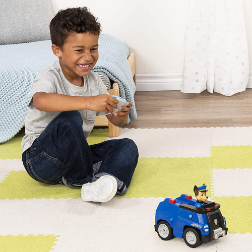 Paw Patrol, Coche De Chase Control Remoto Con 2 Direcciones Azul Chase