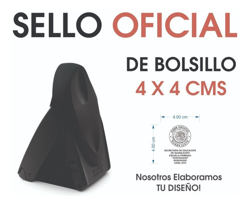 Sello De Bolsillo 40 X 40mm Personalizado Mobile Printy 9440