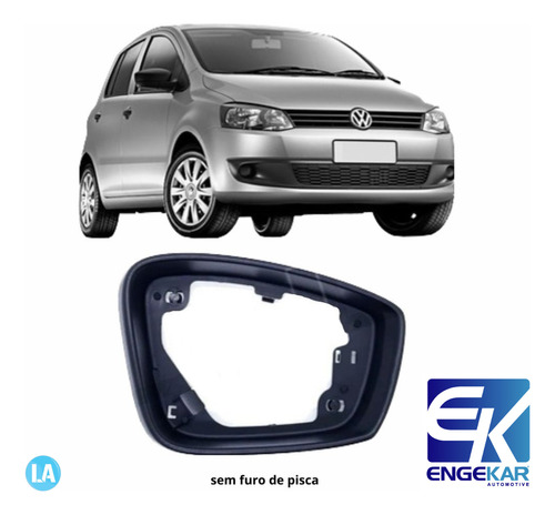 Aro Moldura Retrovisor Voyage 2010 A 2019 Original Sem Pisca