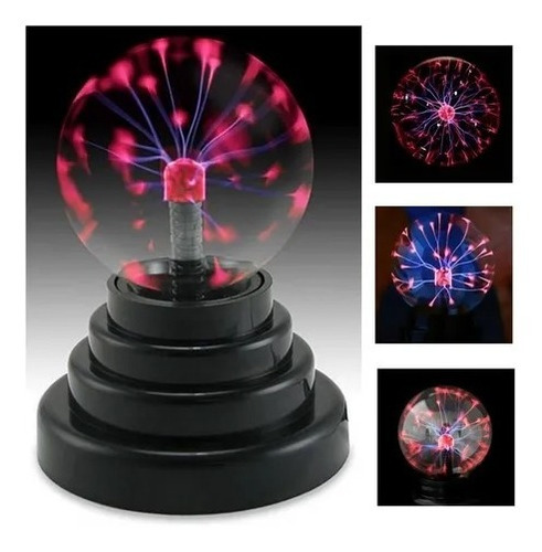 Imagen 5 de 9 de Lampara Plasma Magica Electromagnetica Bola Magica Usb Pila