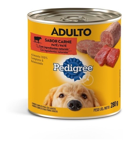 Pedigree Latas Perro Carne 280gr X24 Und | Distribuidora Mdr