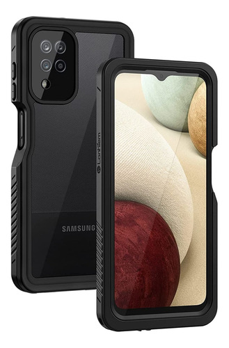 Funda Protectora Completa Para Samsung Galaxy A12 -  Negra