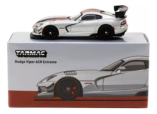 Tarmac Works Global64 Dodge Viper Acr Extreme Mijo Exc. P Color Plateado