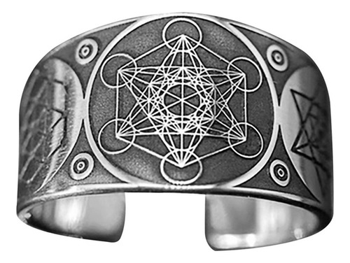 Anillo De Arcangel Metatron Para Mujer Y Hombre Estilo Vint