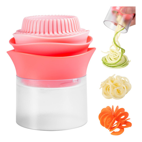 Gaussra Rose Hand Spiralizer Vegetal Spiralizer Vegetal Cort