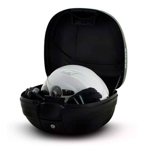 Baul Shad Sh29 C/base Reflectivo Blanco Qr Motors