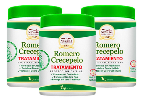 3 Romero Crecepelo Tratamiento 1kg