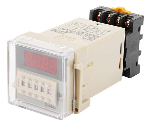 Contador Timer Counter Digital 12v  Salida Relay 5a Dh48j