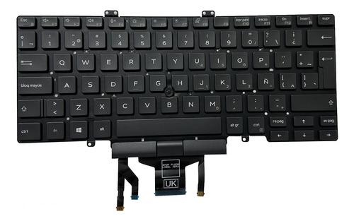 Teclado Dell Latitude 7400 7410 5400 5410 3400 5401 5411 Lum