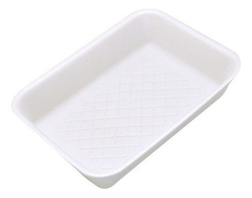 Charola Desechable Plato 855 10 Paquetes Con 50 Piezas (500) Blanco