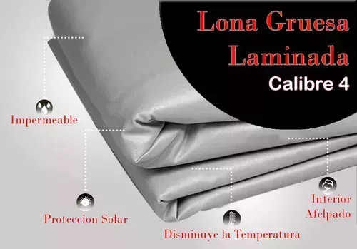 Lona Gruesa Felpa Impermeable Cubre Auto Vw Polo Gti 2022 , (Usado)