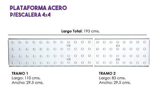 Imagen 2 de 9 de Chapón Plataforma Andamio Acero Escalera Multifunción 4x4