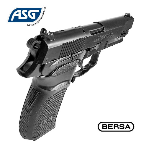 Imagen 5 de 10 de Pistola Co2 Asg Replica Bersa Thunder Pro 9 Balines Garrafas