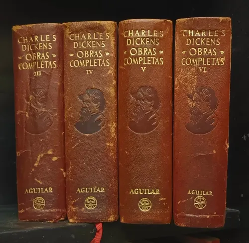 Charles Dickens Aguilar Obras Completas 4 Tomos 1950 (Usado)