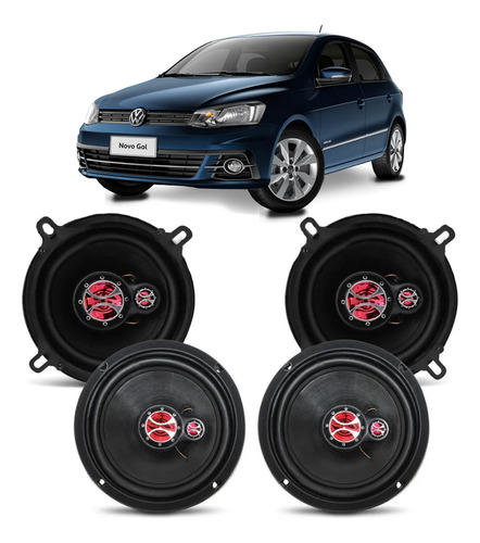 Kit Alto Falante Original Gol G5 2009 2010 2011 2012 Kf.012