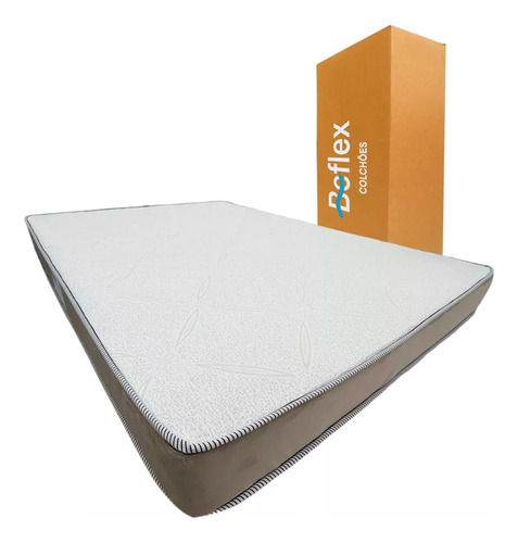 Colchão Box 1,38x1,88x0,17 Casal Bordado D33 A Vácuo Tecido Resistente