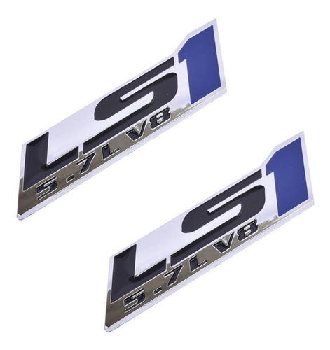 Aimoll Ls1 5.7l V8 Engine Emblems Badge For Gm Chevy Chevrol