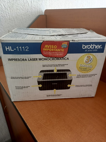 Impresora Laser Brother Hl-1112 En Su Caja Y Toner Lleno!!!!